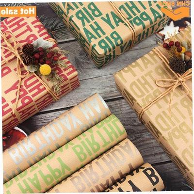 70*100cm Birthday gift wrapping paper Valentine Gift wrapper