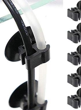 5Pcs Aquarium Suction Cup Clip Fish Tank Oxygen Tube Hose Pu