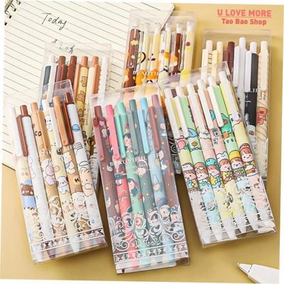 Zoecor 6Pc/Lot Kawaii Gel Pen Set Cute Ballpoint Pens