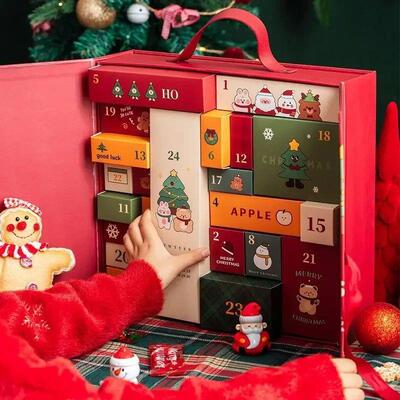 24 Grids Advent Calendar Christmas Birthday Empty Box Refill