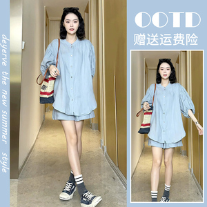 夏装搭配一整套出游穿搭套装成套搭配女装减龄炸街多巴胺2024新款