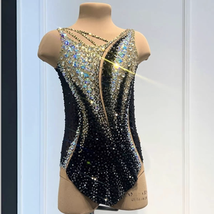 艺术体操服健美竞技比赛技巧服啦啦操表演服定制儿童成人女款T142