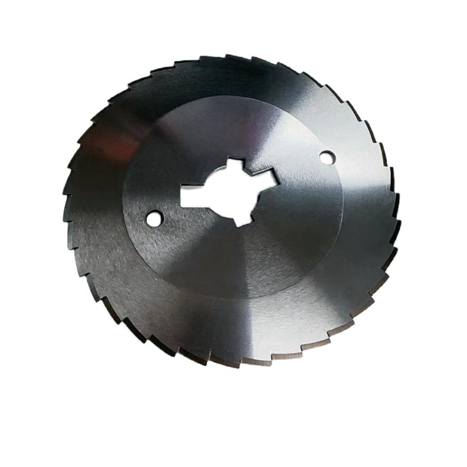 厂家食品切割刀片不锈钢圆齿刀片蔬菜分切机刀机械大圆刀片