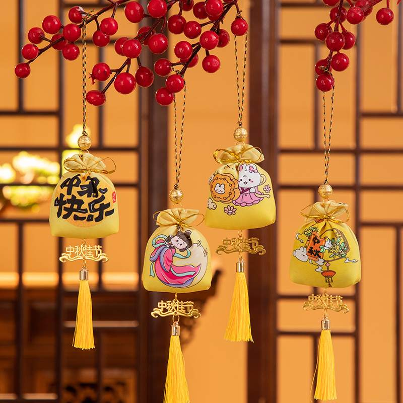 中秋驱蚊儿童手工免缝diy粽子香包材料包卡通幼儿园礼物艾草香囊