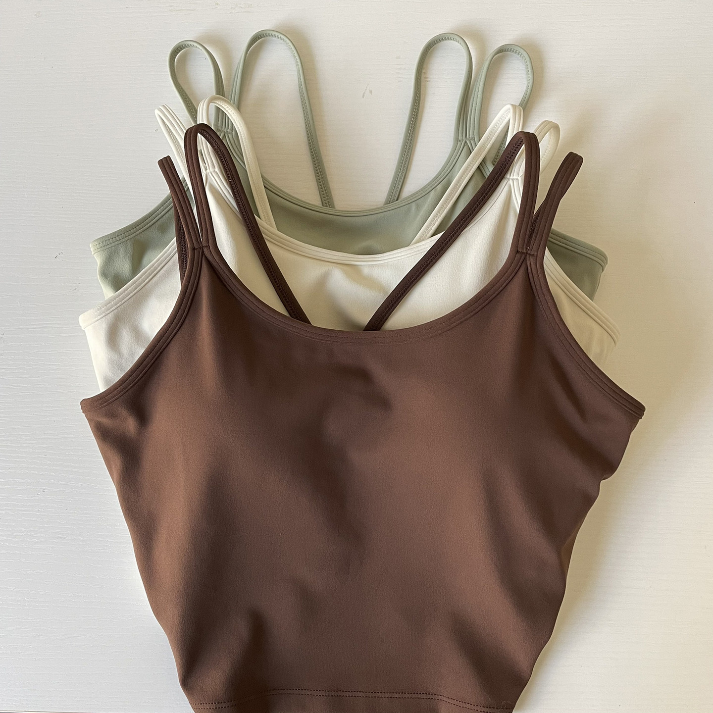 美背运动内衣固定杯瑜伽背心