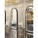 Парикмахерская зеркальная парикмахерская горячее окрашивание выделенное настенное зеркало с парикмахерски