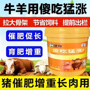 牛羊催肥增重王开胃傻吃猛长兽用猪催肥增重早出栏长拉骨架饲料