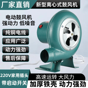 工业 鼓风机小型调速220V炉灶鼓风机家用烧火引风机强力离心式
