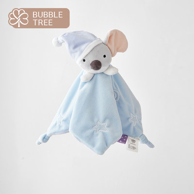 bubbletree新生婴儿安抚巾可入口