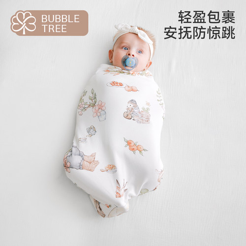bubbletree婴儿包单夏季薄款包巾
