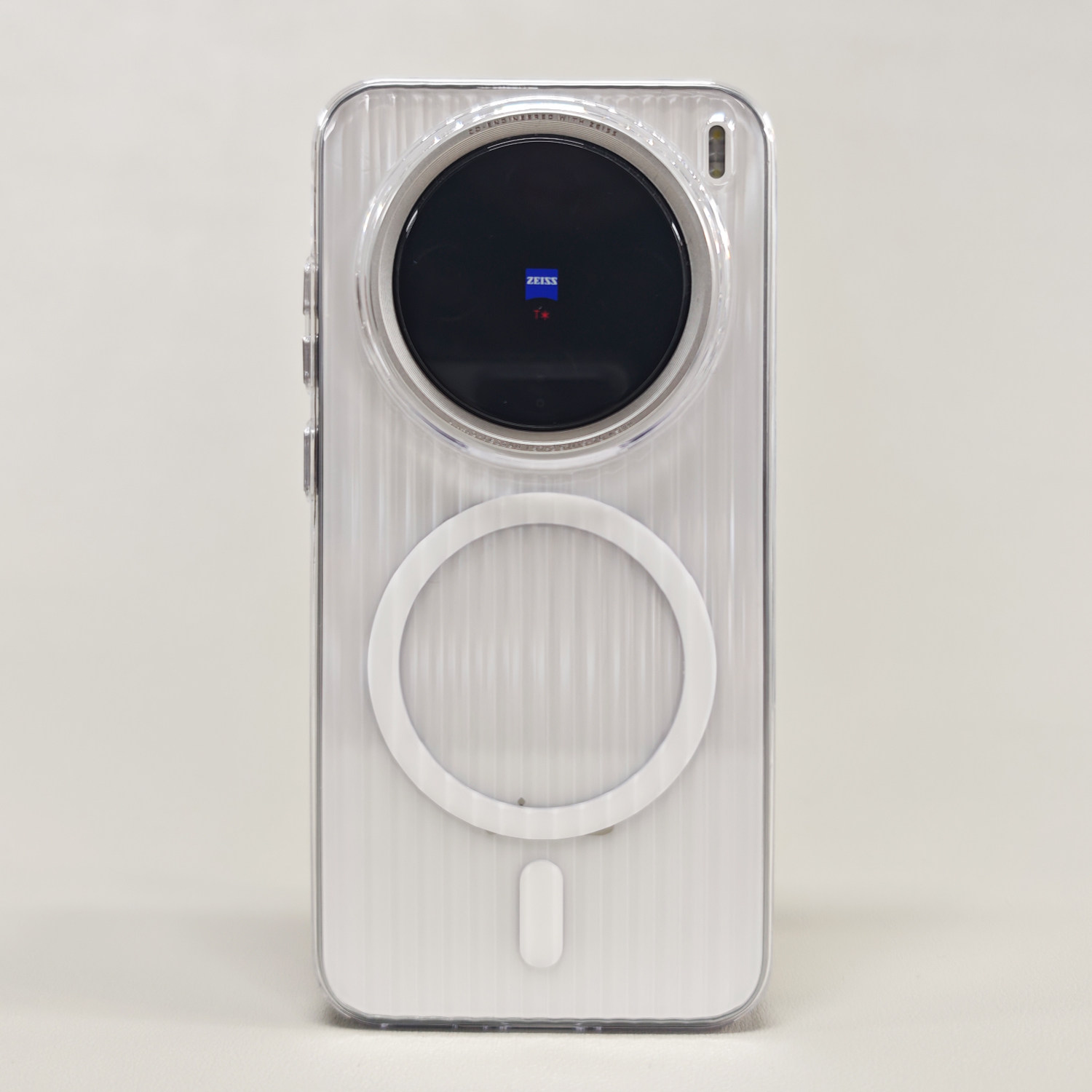 瓦楞纹磁吸适用vivox500pro/x300/x200手机壳新款创意磨砂透明壳