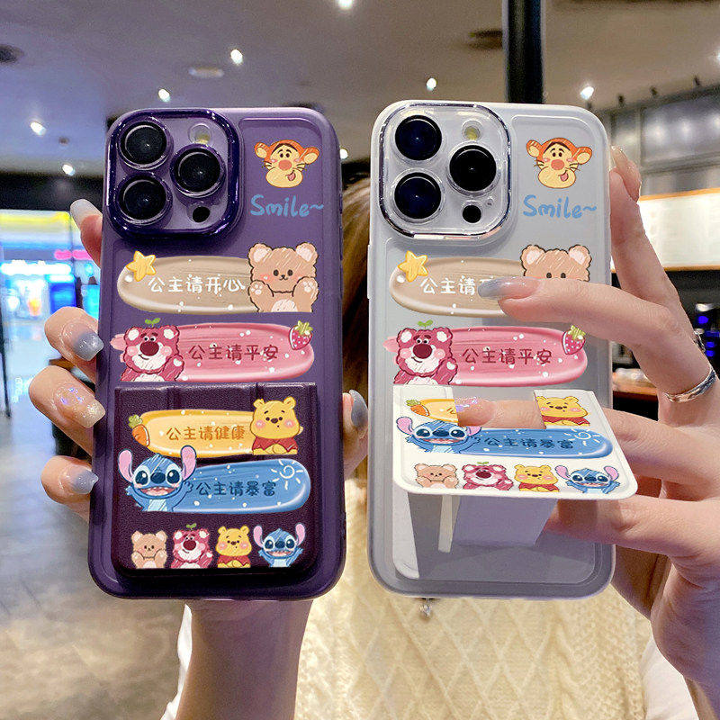 带镜头膜适用于OPPOReno15Pro手机壳Findx9/8/7/6/5新款K13Turbo公主请暴富Re11/10软壳防摔全包9折叠支架