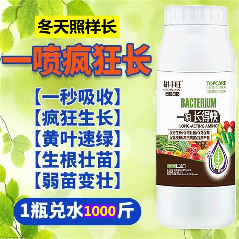 提苗暴长剂长破天大量元素水溶肥氮磷钾钙提苗肥根系发达快速生长