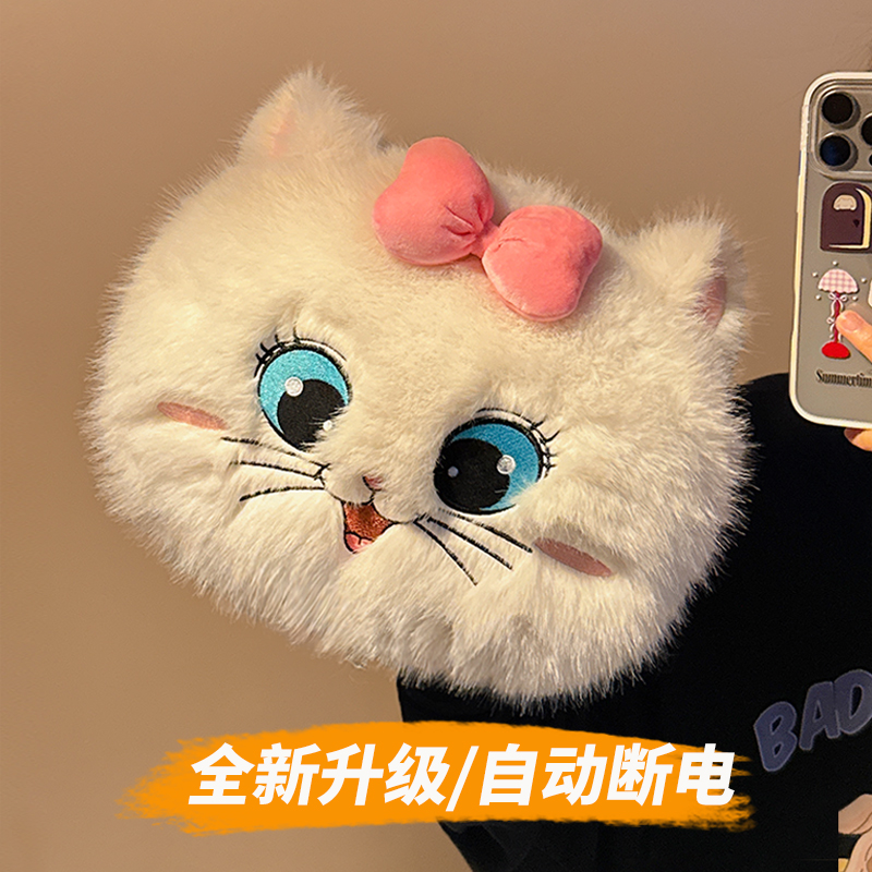 可爱热水袋暖水袋暖宝宝充电款