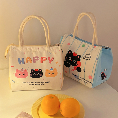 便携式保温饭盒袋手提可爱