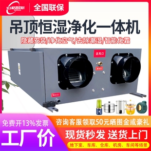 伯格耐斯吊顶恒湿净化一体机除湿湿机加湿家用工业车间仓库管道抽