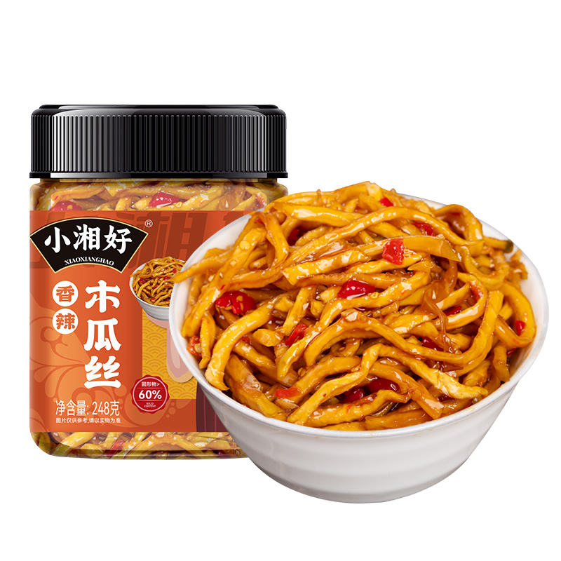 爽口木瓜丝干酱菜下饭菜正宗广西横县开胃脆榨菜特产条腌拌饭小