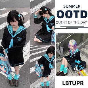 奈奈制服【青本绘】原创jk制服水手服夏季日系学院风套装女现货