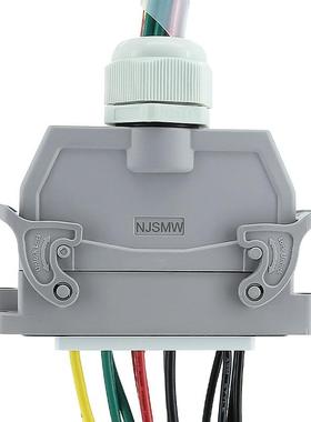 南京三门湾16芯矩形航插TTU重载连接器融合终端强电线束