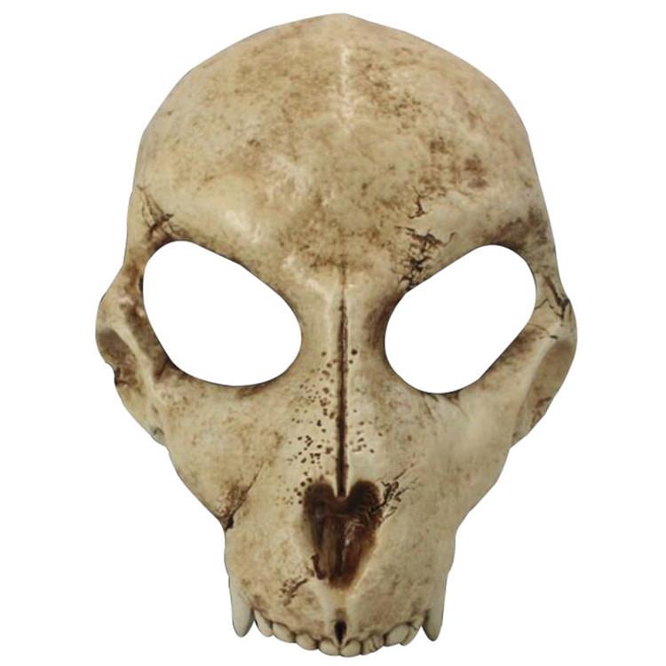 动物狼面罩骷髅狼头面具狼人万圣节道具特别趣味梦幻级狼头骨mask
