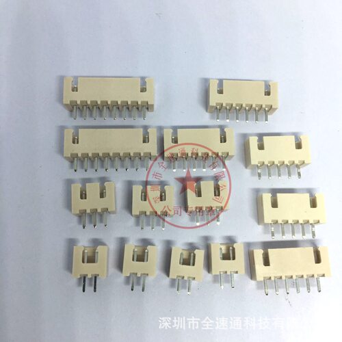 接插件针座 XH2.54-14A 14P 2.54MM间距 14PIN直针 米色耐温