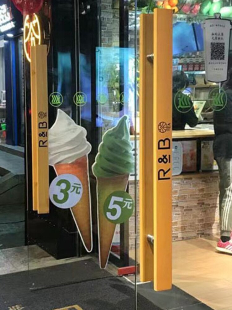 定 制玻璃门拉手中式雕刻实木大门酒店原木把手拉手大拉手订 做LO