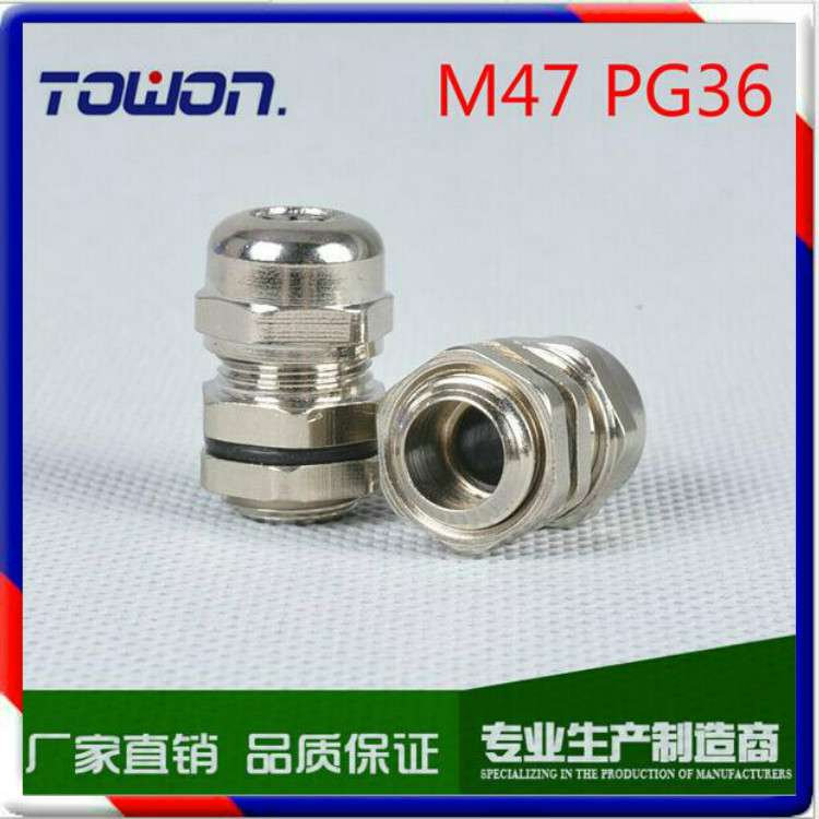 M47*1.5 不锈钢304电缆固定头 PG36 金属电缆防水接头葛兰头锁头