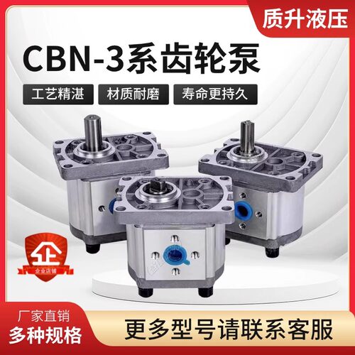 液压齿轮泵小型油泵高压齿轮泵CBN-E3系列306310314液压油泵