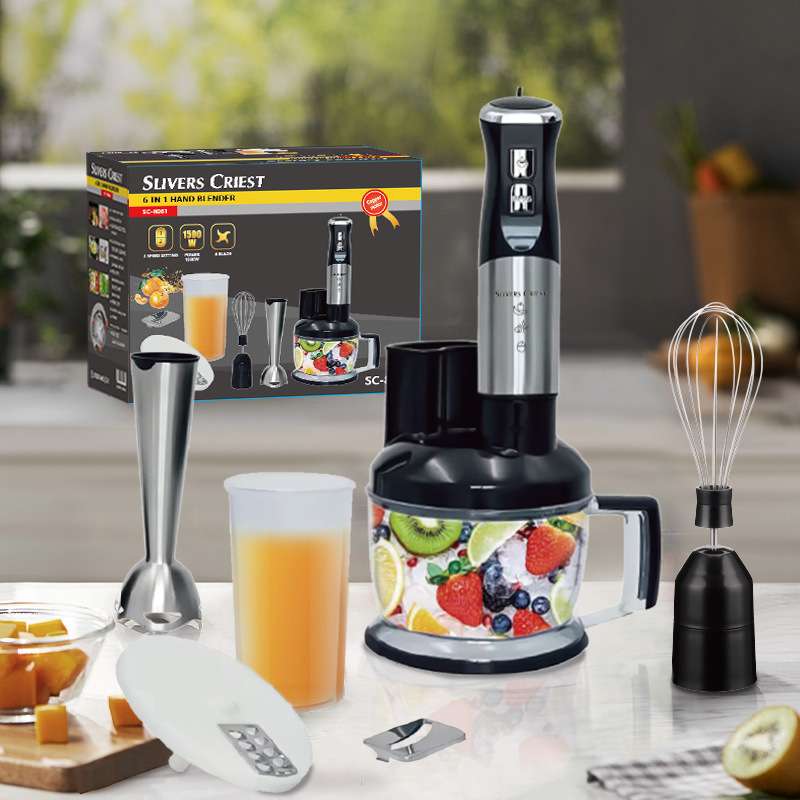 6 in 1 hand blender 外贸六合一榨汁机多功能手持搅拌棒