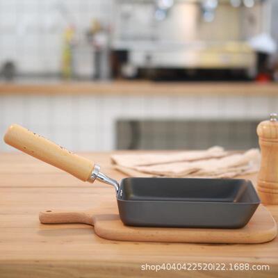 燕人の匠玉子烧原装进口玉子烧平底厚蛋烧牛排煎锅无涂层小煎锅