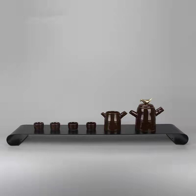 新中式茶室摆件样板房客厅茶几书房茶具套装茶壶茶杯茶艺软装饰品