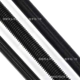 M60M64M70M72M76M80高强度淬黑反牙丝杠左旋全螺纹螺柱反丝倒扣