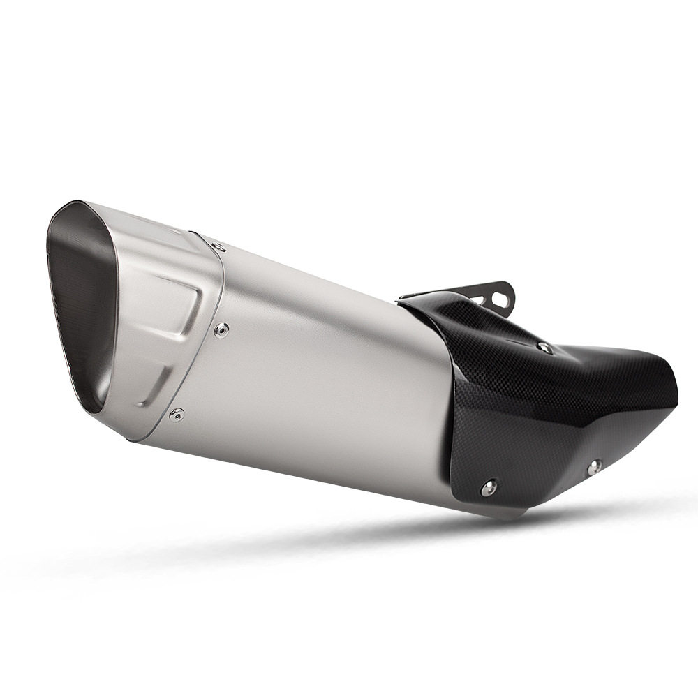 机车排气管NINJA400R3Z900MT09MT07碳纤维护盖M12通用尾段