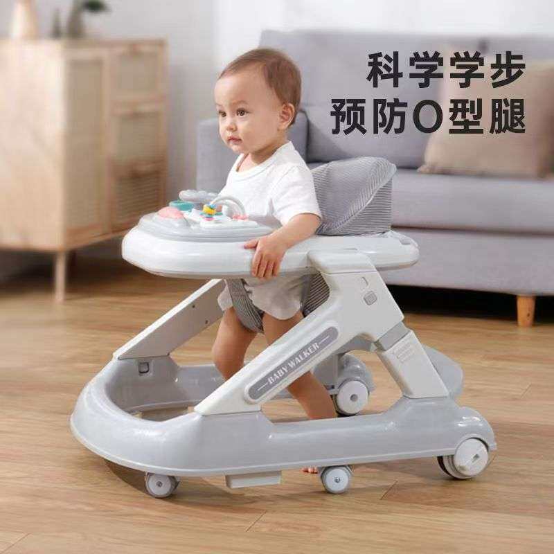 婴幼儿学步车儿童推车2024款三合一宝宝多功能防侧翻可变积木桌