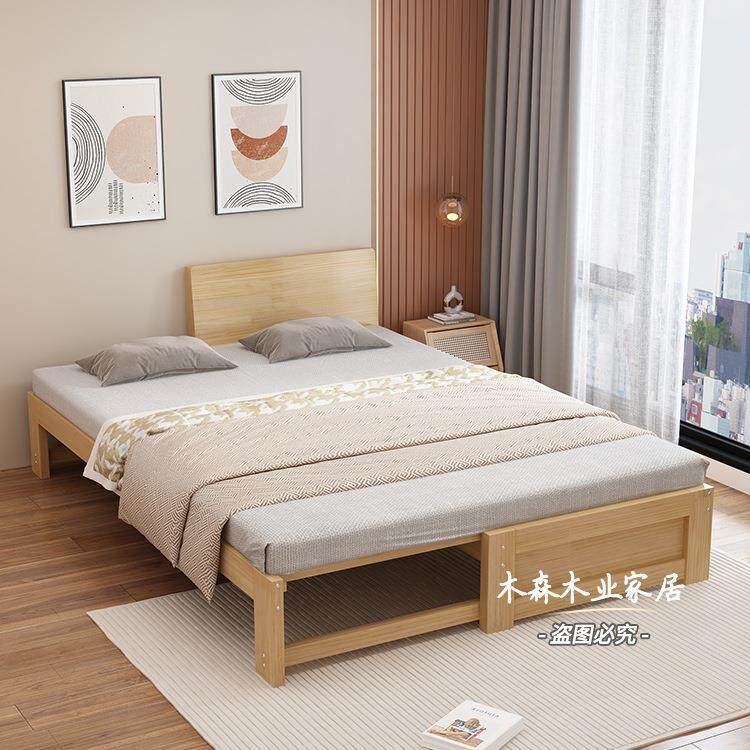 纯实木简约沙发榻榻米抽拉床多功能两用伸缩床午休小户型折叠rω