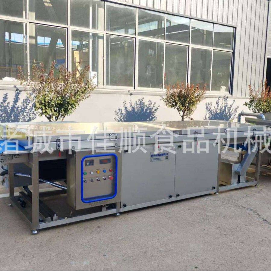 坚果脆芯球巧克力涂层冷却线松露全自动巧克力涂层机