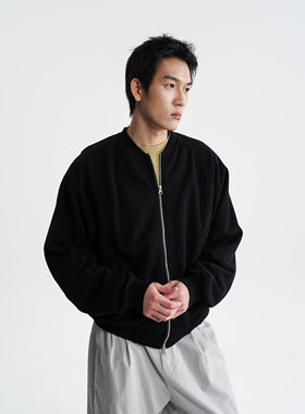 AWT 26SS 〔360G净面毛圈布〕立领宽松堆堆袖卫衣外套