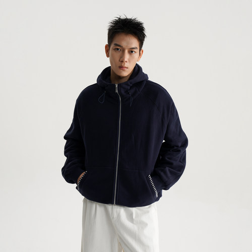 380G抓绒连帽开衫卫衣