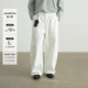 男女 简约休闲百搭廓形宽松纯棉长裤 AWT25AW 弧形分割设计