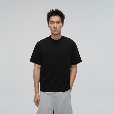 莫代尔混纺亲肤休闲合身版型T恤