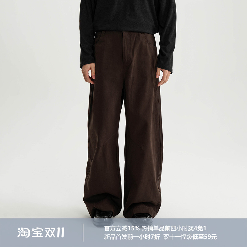 AWT25AW  微宽松直筒长裤