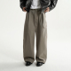 男女 直筒休闲长裤 AWT25AW 「纯棉碳素磨毛」简约宽松伐木工装