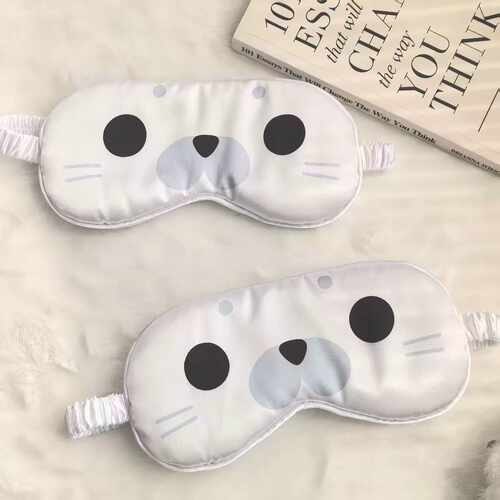 萌萌小海豹午休眼罩可爱ins高