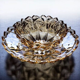 客厅摆件 干果盘 家居装 饰品 酒店用品 欧式 KTV用品 水晶玻璃果盘
