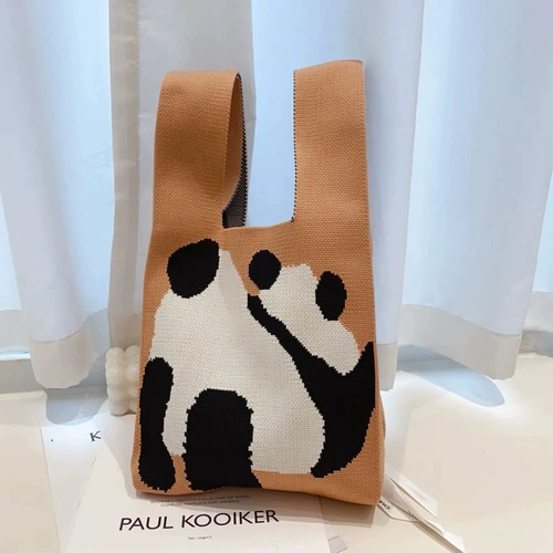 Трикотажная сумка, портативная ручка, 23×43см