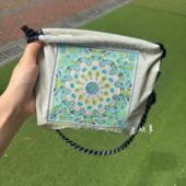 刺绣环保袋购物袋尼龙ball 新款 春季 chain包可斜挎 手机包