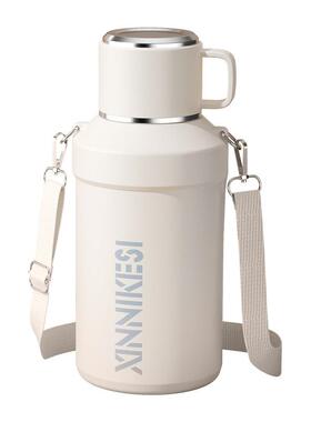 新温款2L大容量保便杯316不锈钢户外运手动水壶高颜值柄携保温壶