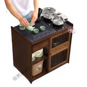 移动茶台车带轮具茶几家用茶水烧ZIP柜功夫茶装 水一体套小茶桌