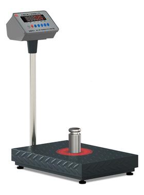 电子台秤500g工电业高k精度加厚碳钢3LED显示子秤00kg计重台秤