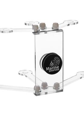 磁强磁版六爪双螺旋桨型珊瑚SS纽扣层断枝支架磁铁18吸PCRB-M-060